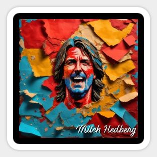 Mitch Hedberg // Paper Art Sticker